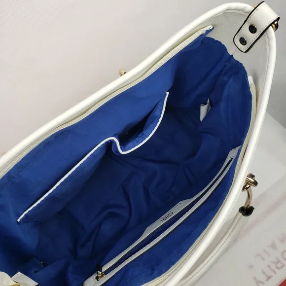 Christian Lacroix Tote White Faux Leather.Pe..ctop - Picture 3 of 11